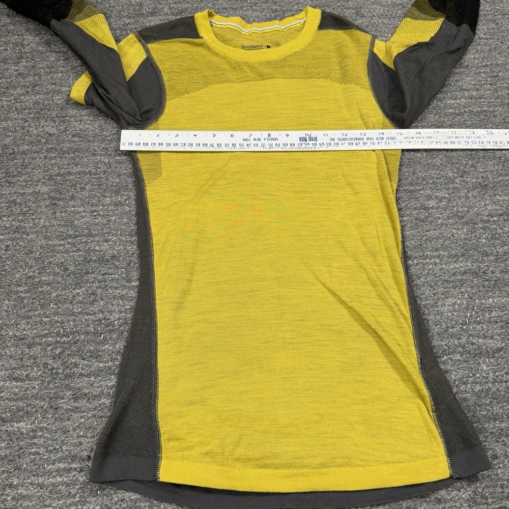 Smartwool Intraknit 200 Shirt Mens Small Wool Long Sleeve Base Layer Top Hike - Picture 9 of 13